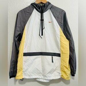 Nike Anorak Hoodie Windbreaker Colorblock Size Large (VTG90’S)